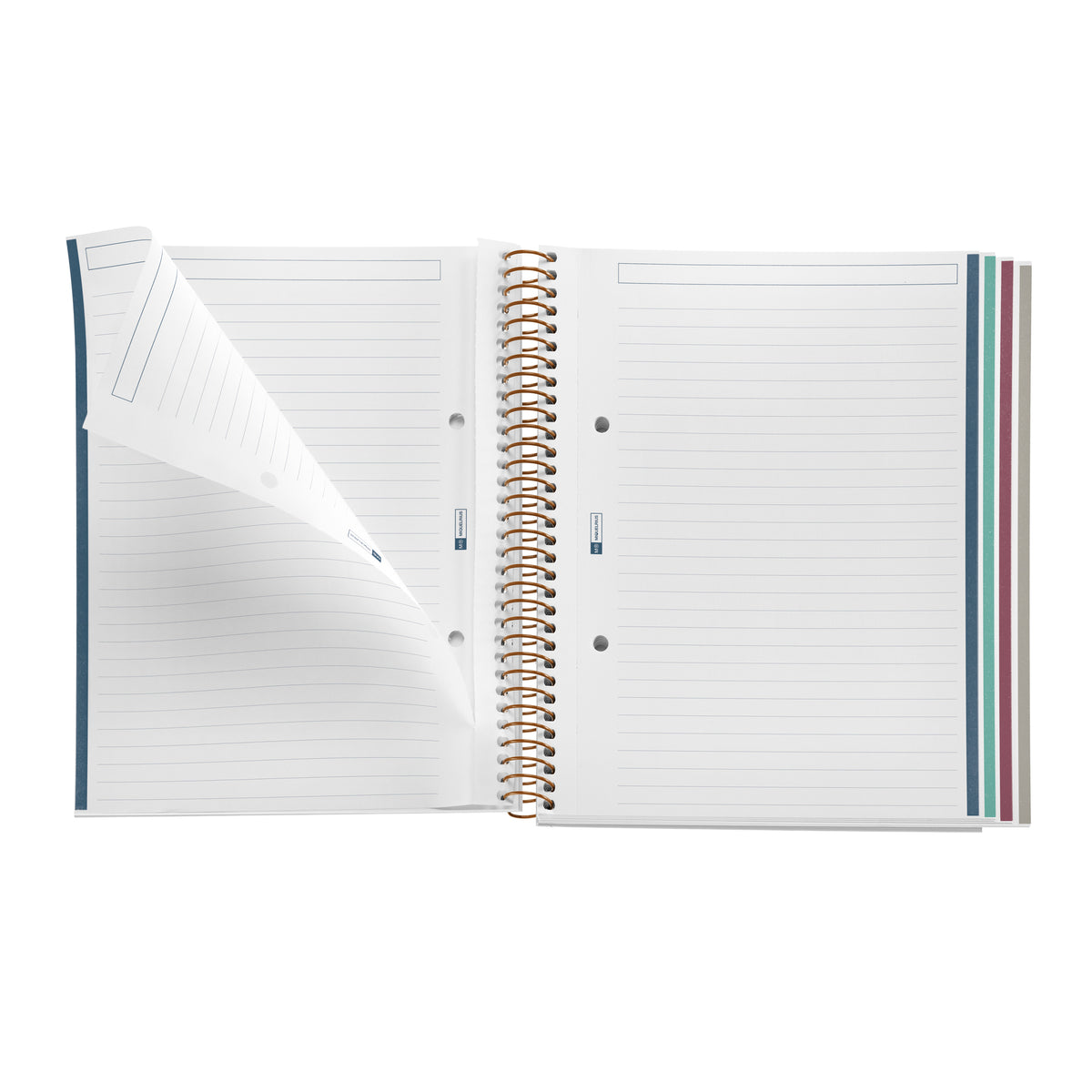 Cahier ligné à spirale A5 – Day Hidden Forest