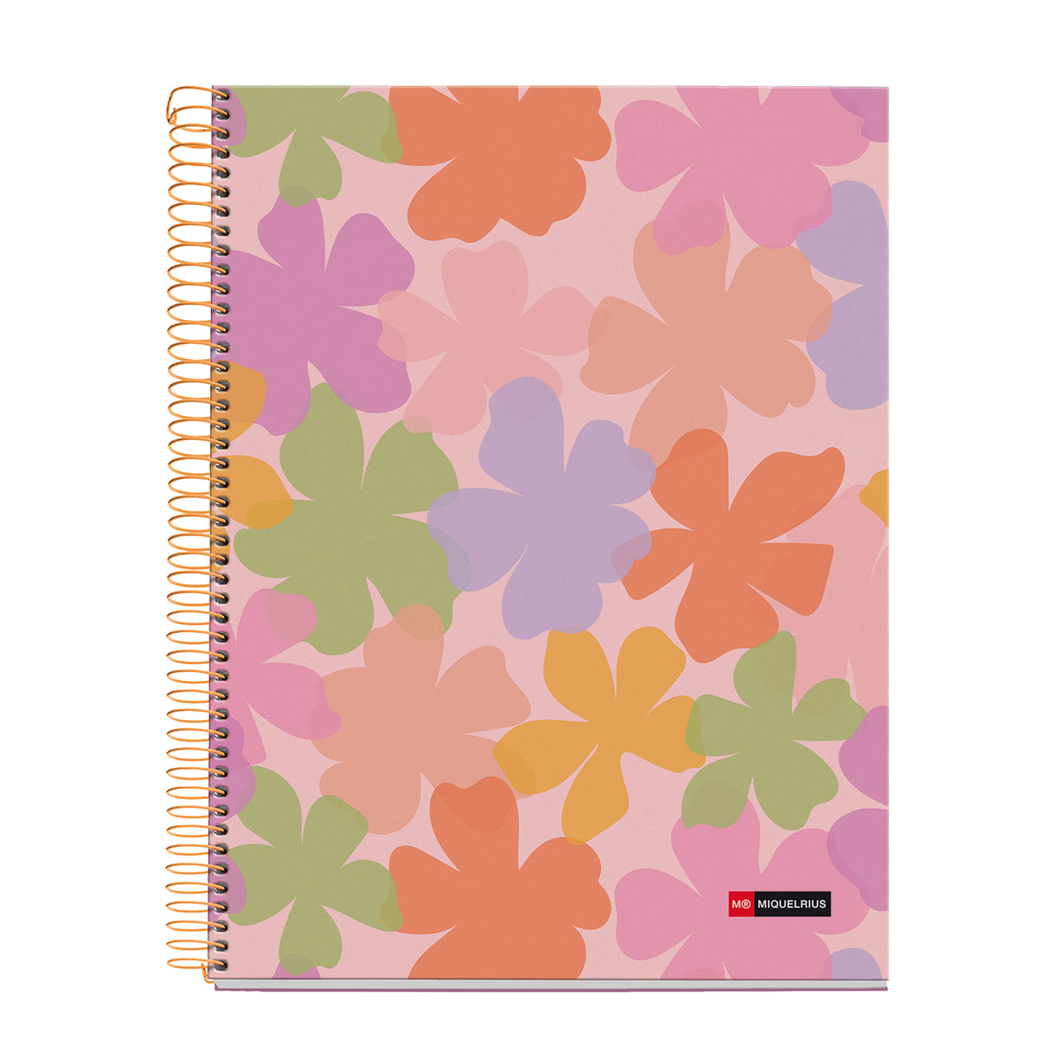 Cahier ligné à spirale A4 – Aquarelle