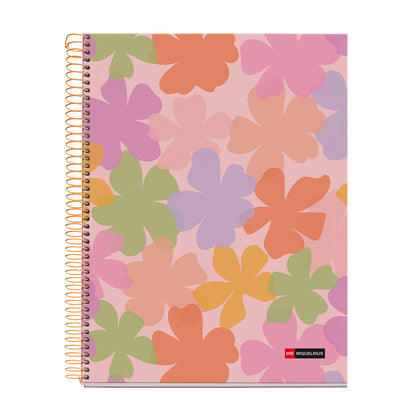 Cahier ligné à spirale A4 – Aquarelle