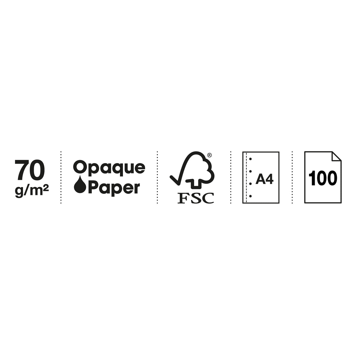 Cahier ligné à spirale A4 – Spring