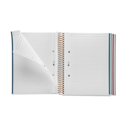 Cahier ligné à spirale A5 – Spring (crème)