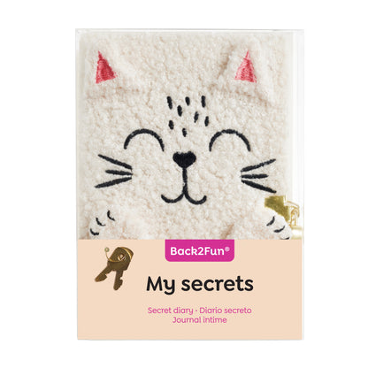 Journal intime peluche - Chat