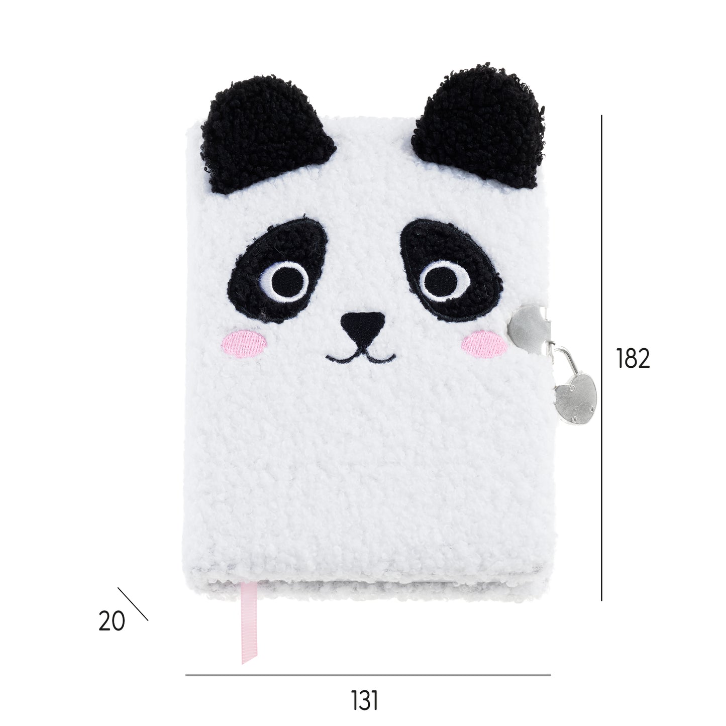 Journal intime peluche - Panda