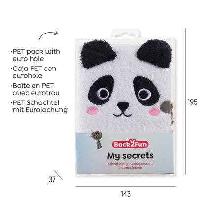 Journal intime peluche - Panda