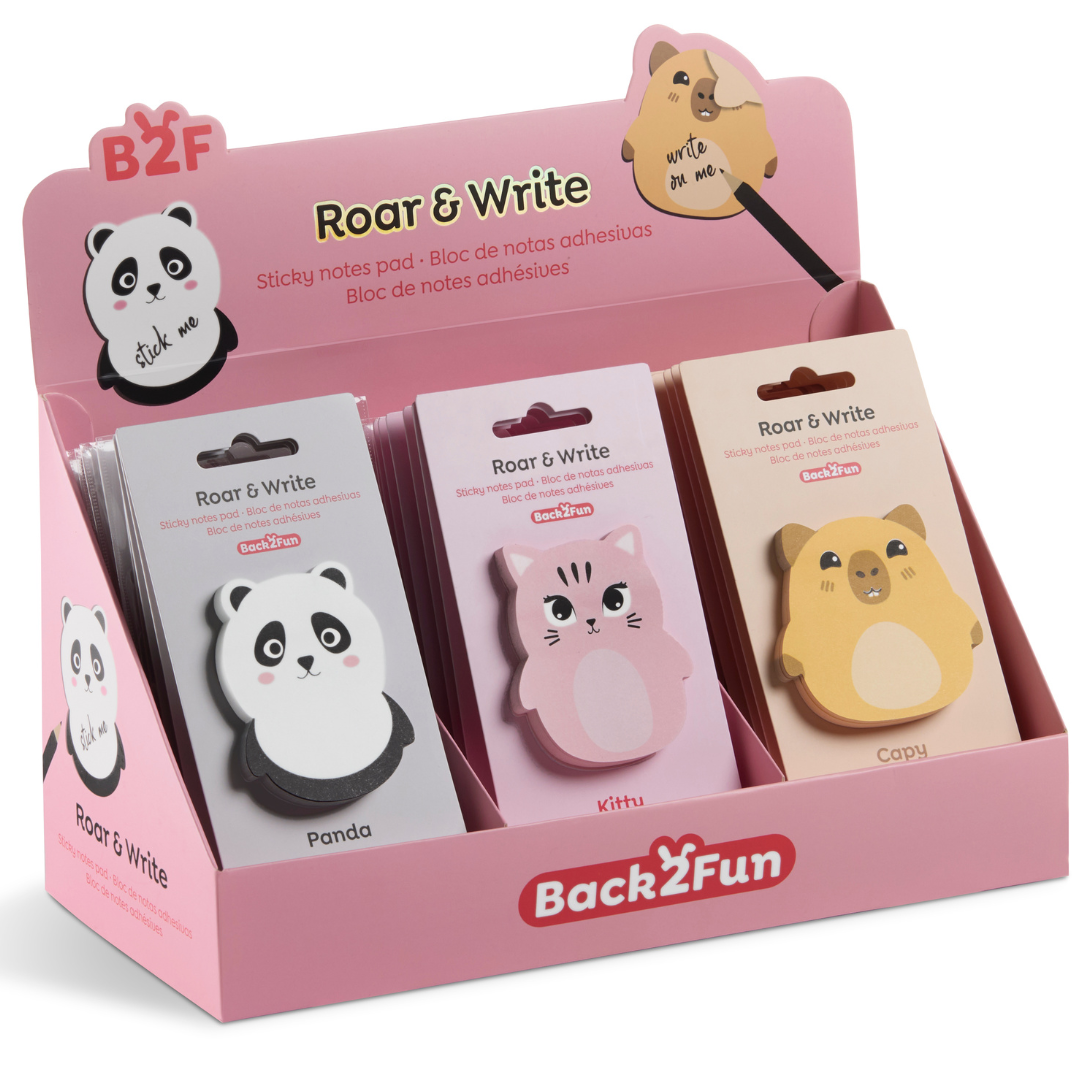 Bloc de notes adhésives – Roar & Write