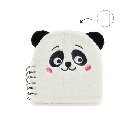 Carnet de notes peluche - Panda