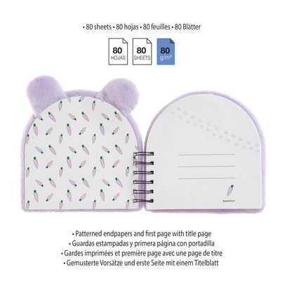 Carnet de notes peluche - Hamster