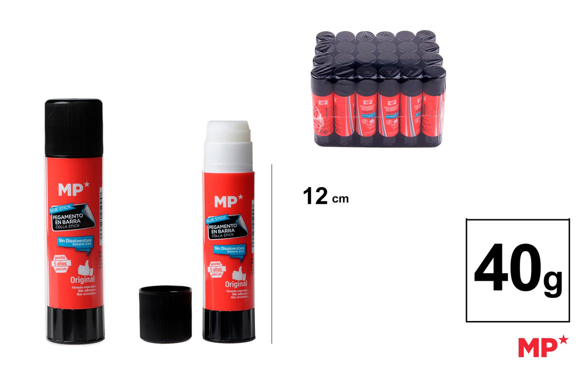 Emballage de 12 bâtons de colle 40g – Distribution M. Gagnon