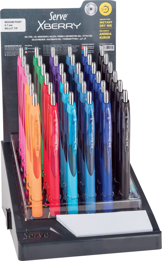 X Berry retractable pen 0.7mm