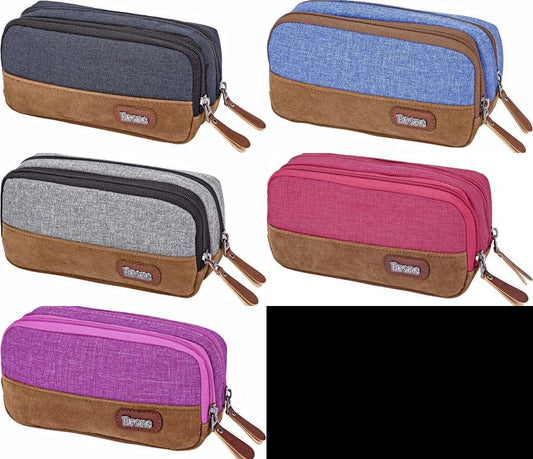 Pencil case with 2 compartments (sold individually)