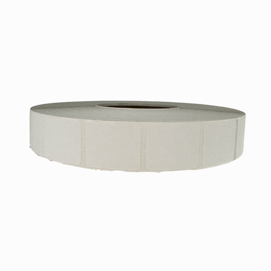 Rouleau de 4250 étiquettes - Transfert thermal colle ultra amovible  1.5 x 1.25 po