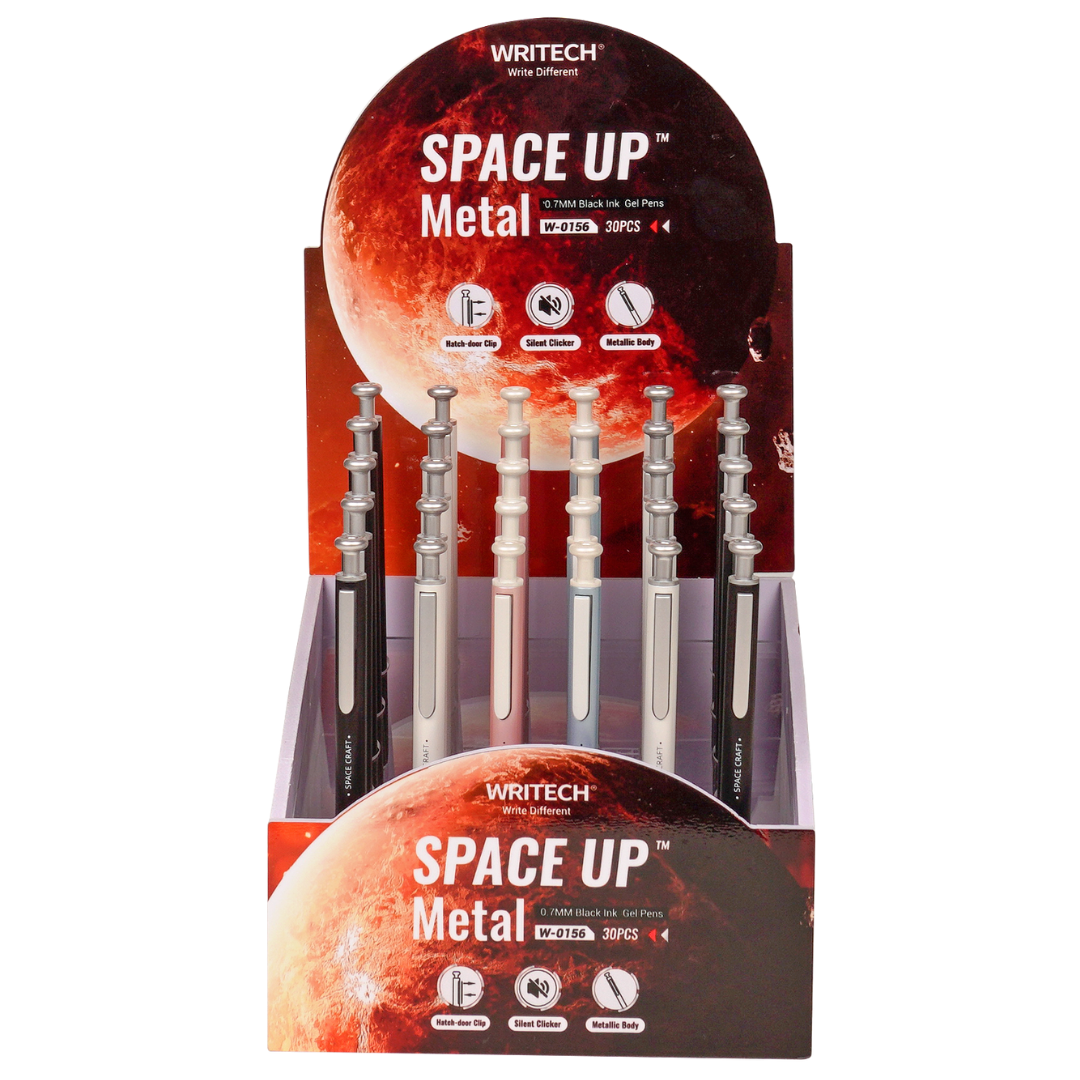 Stylo UP-Gel Métal 0.7mm - Encre noire