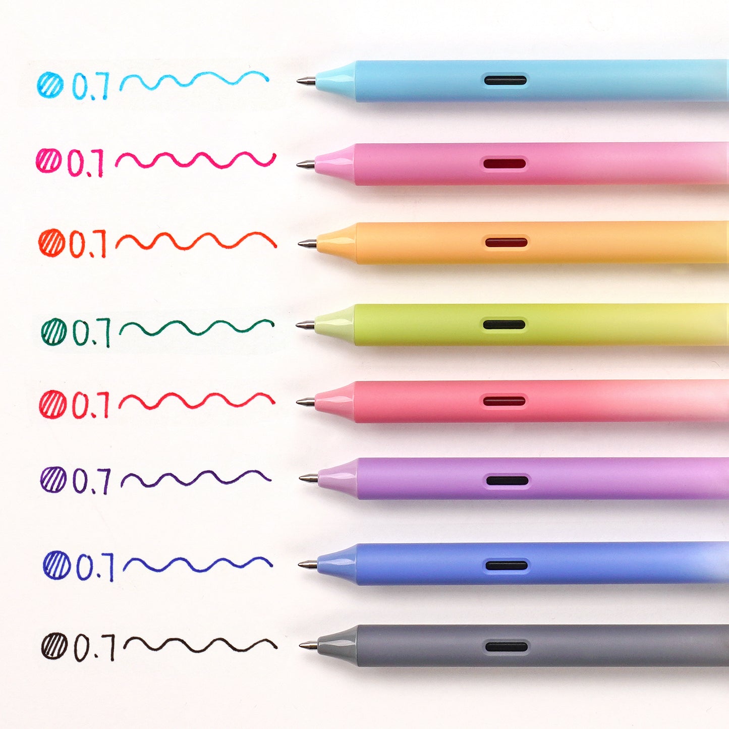 Stylo Gel Ombré couleur 0.7mm