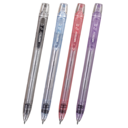 Set of 4 Galaxy Twist Gel Ink Pens – 0.7 mm