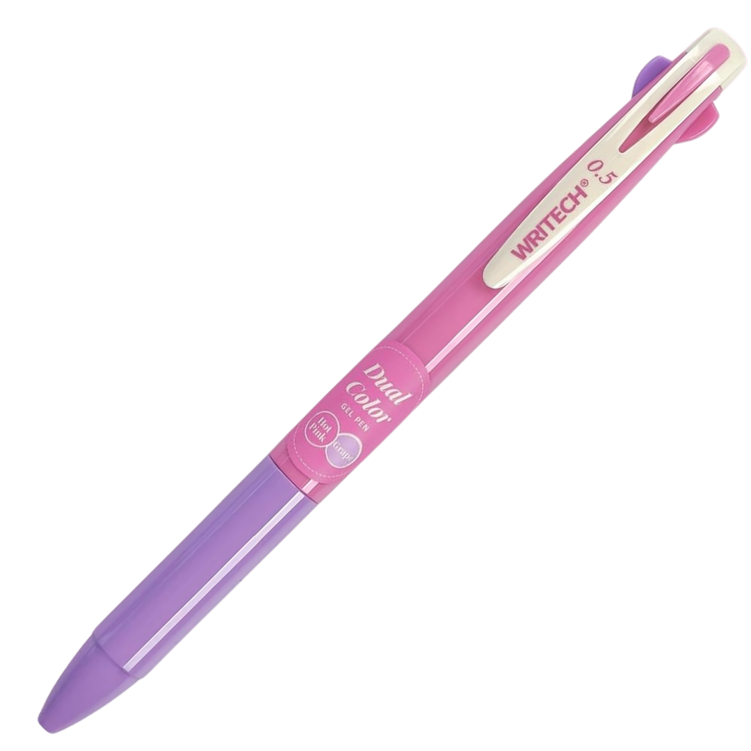 Stylo gel duo rétractable 0.5mm