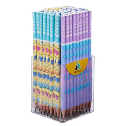 Présentoir de 72 crayons à mine 2B BONBON