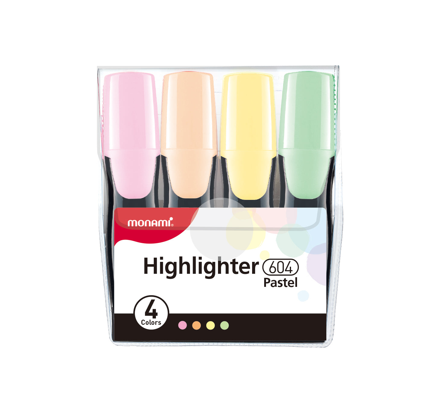 Monami 604 PASTEL Highlighters