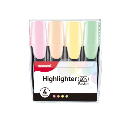 Surligneurs Monami 604 PASTEL