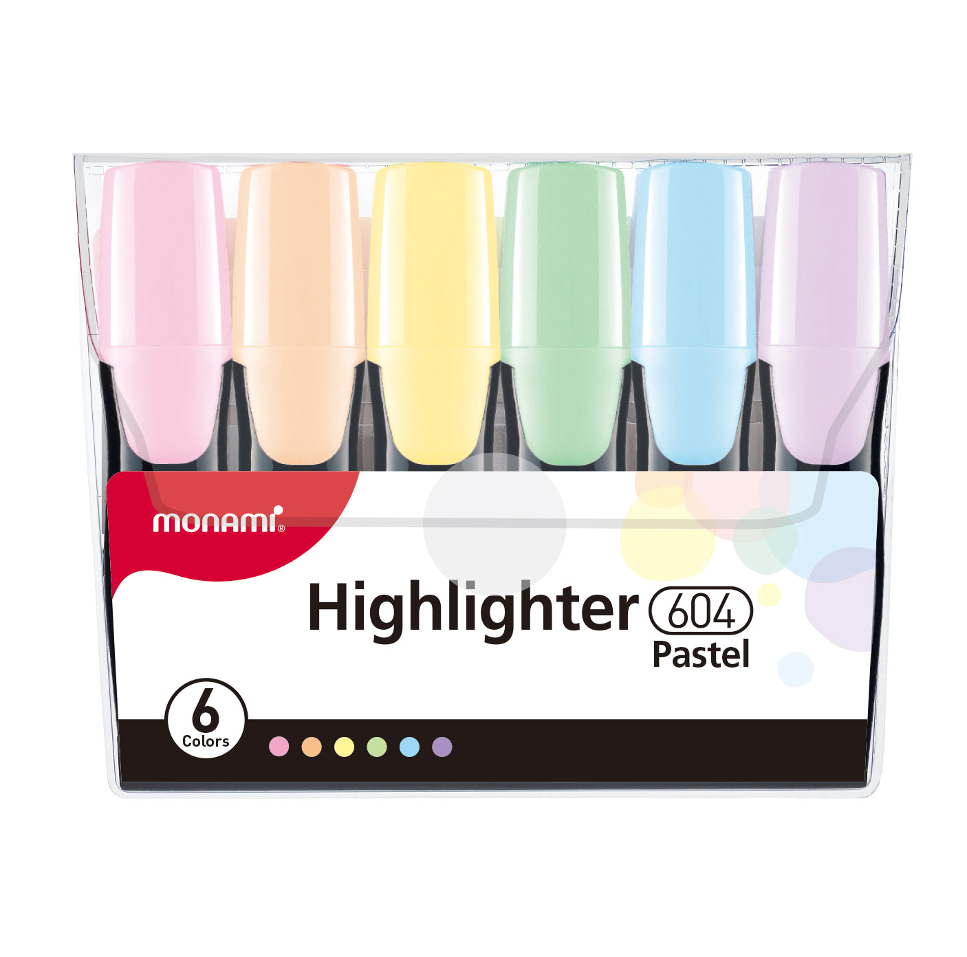 Monami 604 PASTEL Highlighters