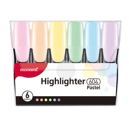 Surligneurs Monami 604 PASTEL