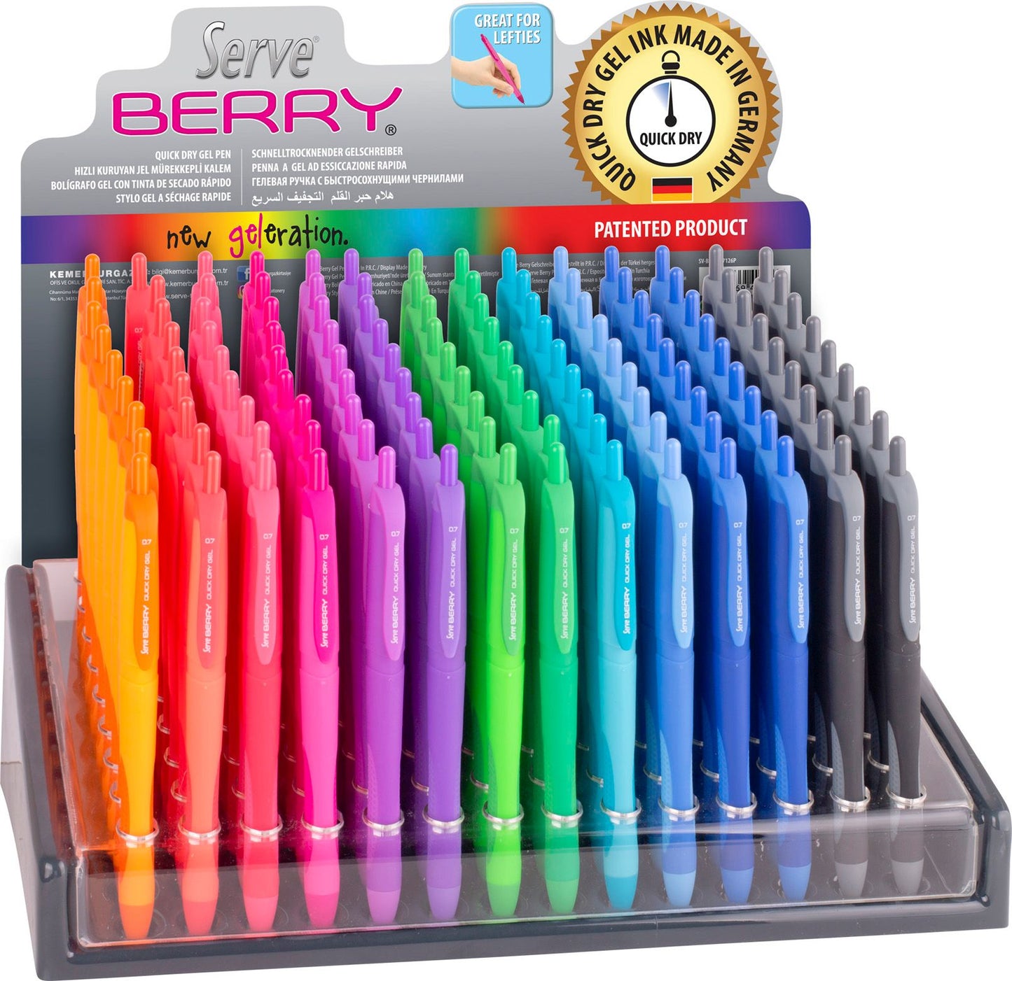 Berry Gel Pen Retractable 0.7mm