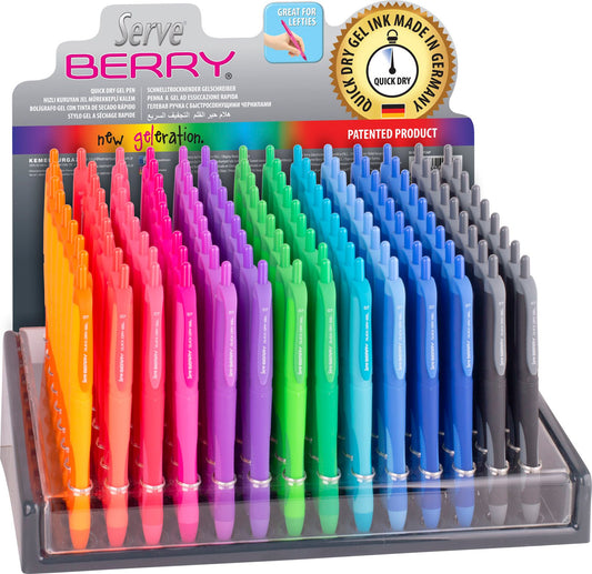 Berry Gel Pen Retractable 0.7mm